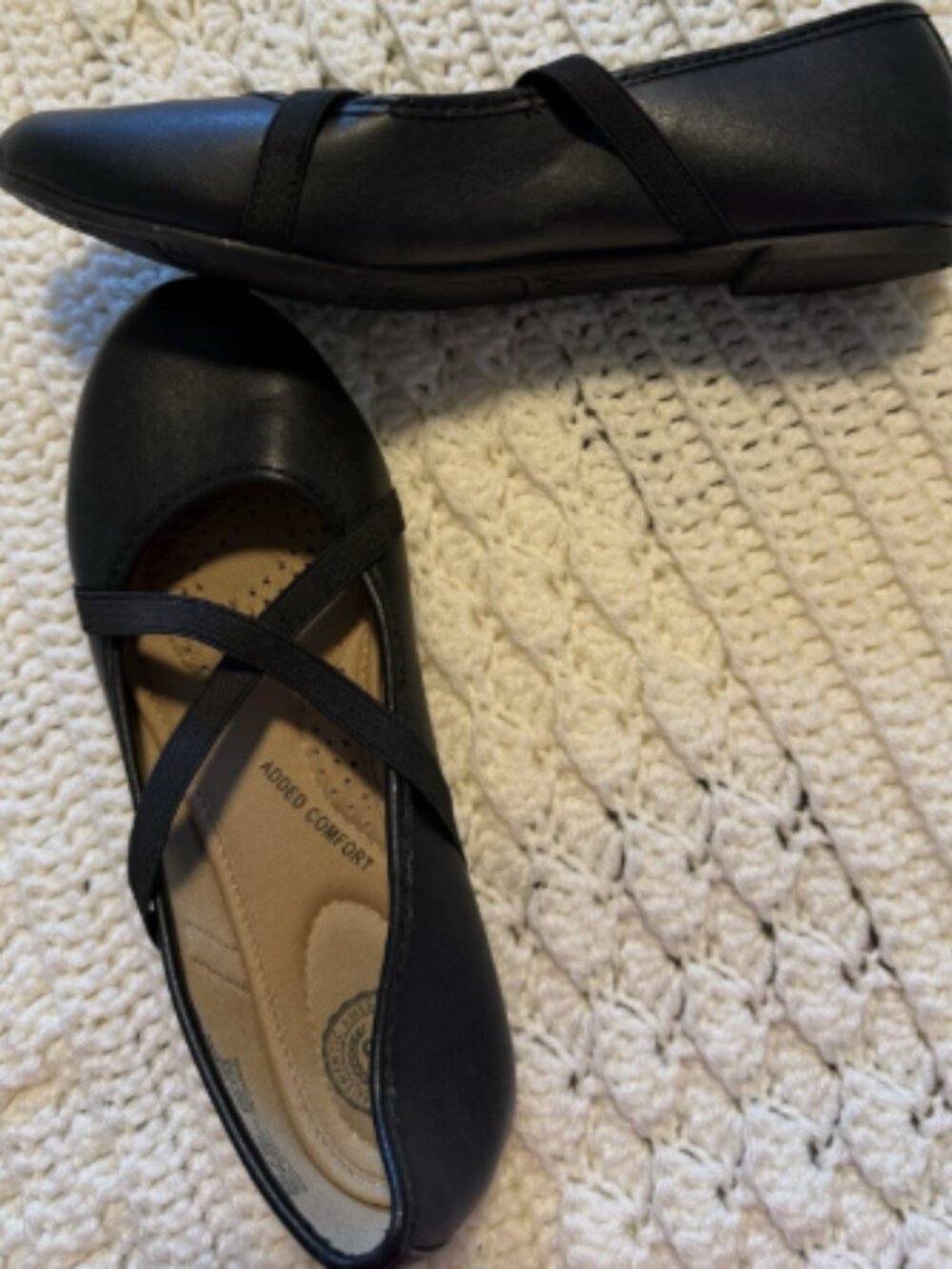 Black Ballet Size 6 Women’s Shoes With Strap
